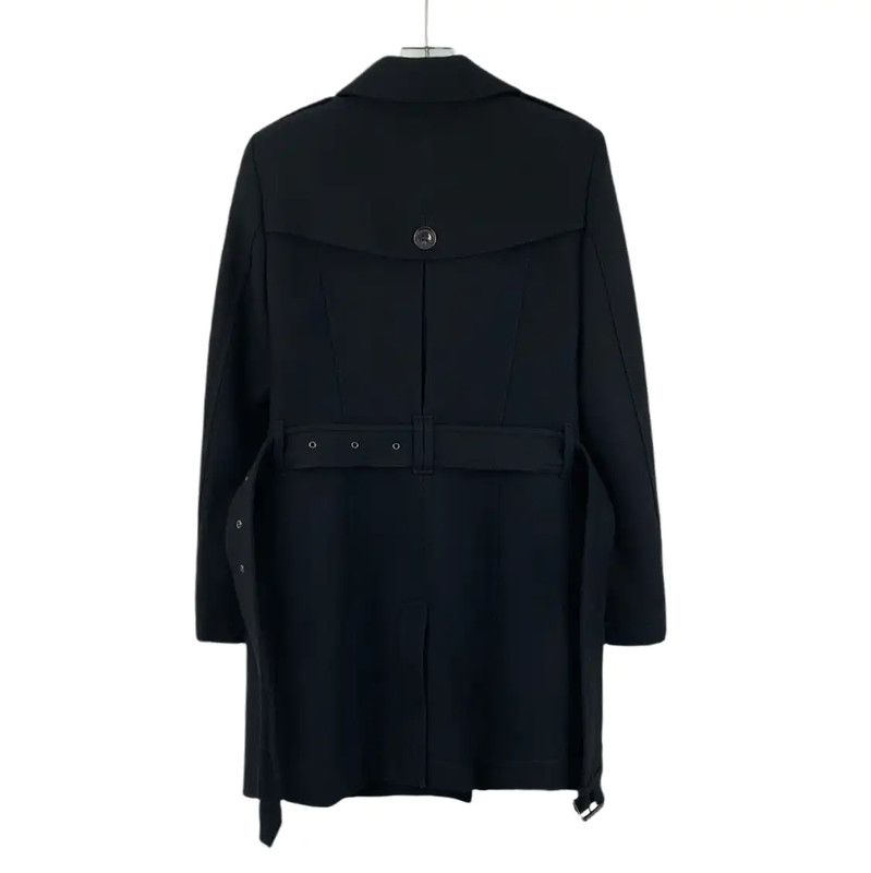 Burberry Burberry Black Wool Women's Coat Size S / US 4 / IT 40 - 2 Thumbnail