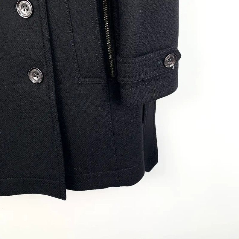 Burberry Burberry Black Wool Women's Coat Size S / US 4 / IT 40 - 4 Thumbnail