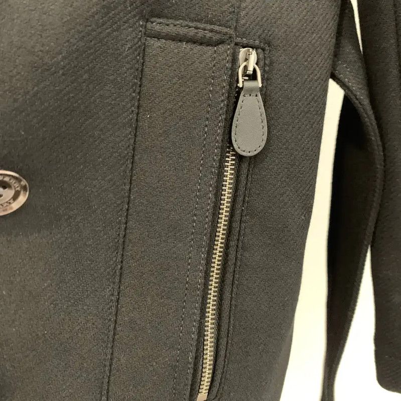 Burberry Burberry Black Wool Women's Trench Coat Size M / US 6-8 / IT 42-44 - 4 Thumbnail