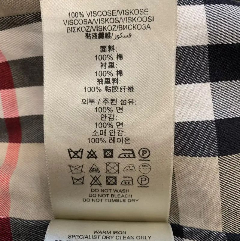 Burberry Burberry Women's Black Cotton Trench Coat Size XS / US 0-2 / IT 36-38 - 8 Thumbnail