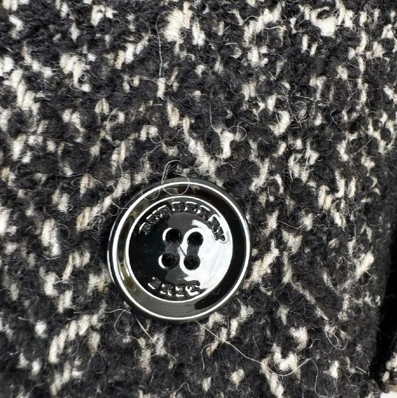 Burberry Burberry Women’s Gray Wool Coat Size S / US 4 / IT 40 - 2 Thumbnail
