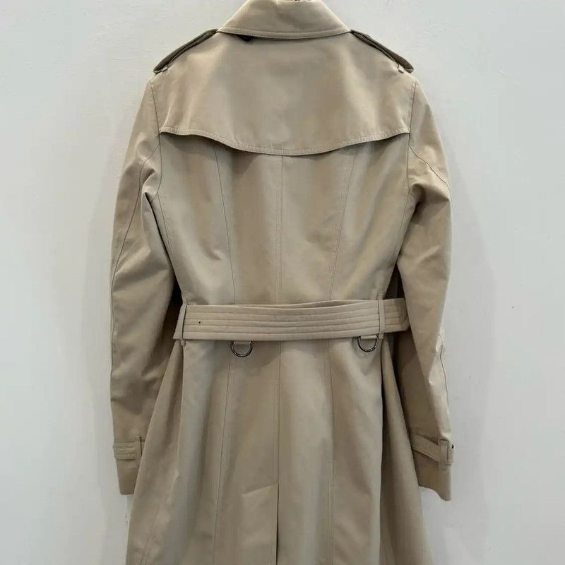 Burberry Burberry Ladies Khaki Trench Coat Size L Size L / US 10 / IT 46 - 2 Thumbnail
