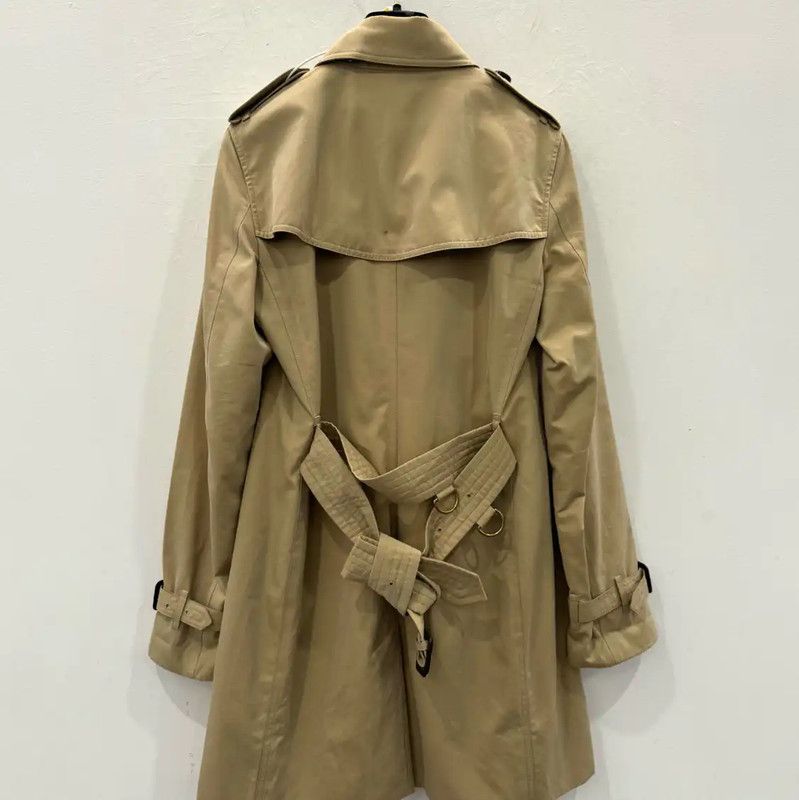 Burberry Burberry Khaki Cotton Women's Trench Coat Size S / US 4 / IT 40 - 2 Thumbnail