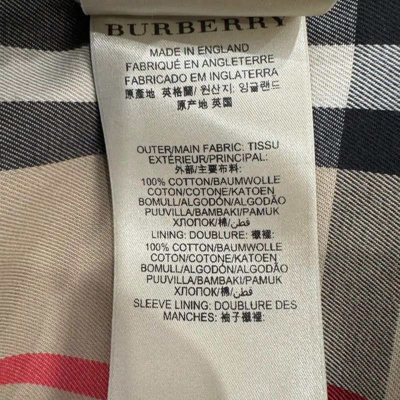 Burberry Burberry Khaki Cotton Women's Trench Coat Size S / US 4 / IT 40 - 6 Thumbnail