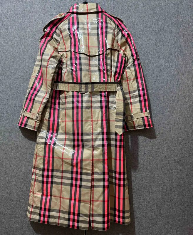 Burberry Burberry Women's Colorful Cotton Logo Trench Coat Size M / US 6-8 / IT 42-44 - 2 Thumbnail