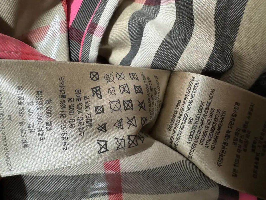 Burberry Burberry Women's Colorful Cotton Logo Trench Coat Size M / US 6-8 / IT 42-44 - 6 Thumbnail