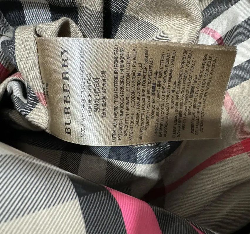 Burberry Burberry Women's Colorful Cotton Logo Trench Coat Size M / US 6-8 / IT 42-44 - 5 Thumbnail