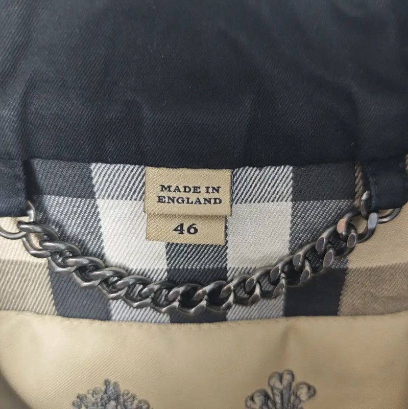 Burberry Burberry Spring Autumn Black Cotton Women's Trench Coat Size S / US 4 / IT 40 - 2 Thumbnail