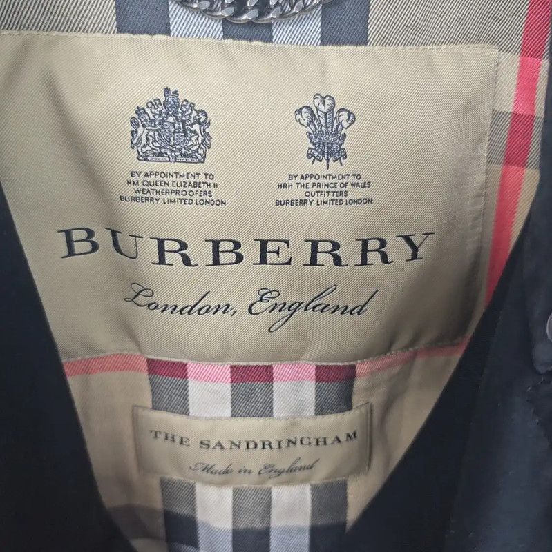 Burberry Burberry Spring Autumn Black Cotton Women's Trench Coat Size S / US 4 / IT 40 - 3 Thumbnail