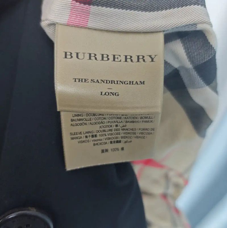 Burberry Burberry Spring Autumn Black Cotton Women's Trench Coat Size S / US 4 / IT 40 - 5 Thumbnail
