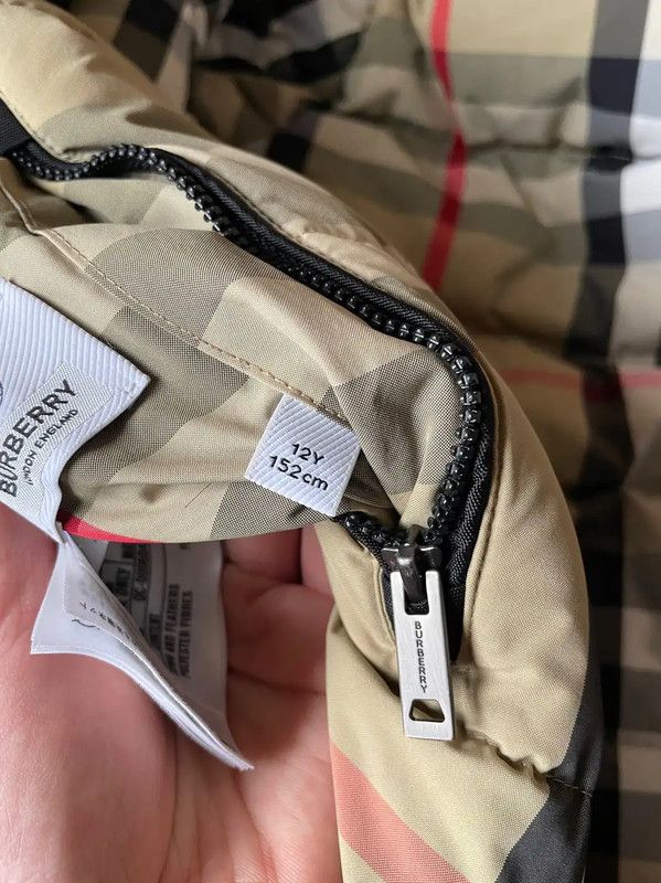 Burberry Burberry Black Women's Down Coat Size L / US 10 / IT 46 - 6 Thumbnail