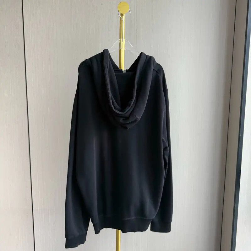 Burberry Burberry Black Cotton Women's Hoodie Size L / US 10 / IT 46 - 2 Thumbnail