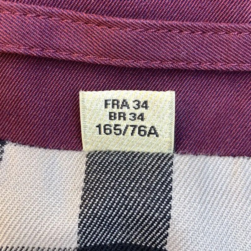 Burberry Burberry Wine Red Cotton Short Trench Coat Size S / US 4 / IT 40 - 7 Thumbnail