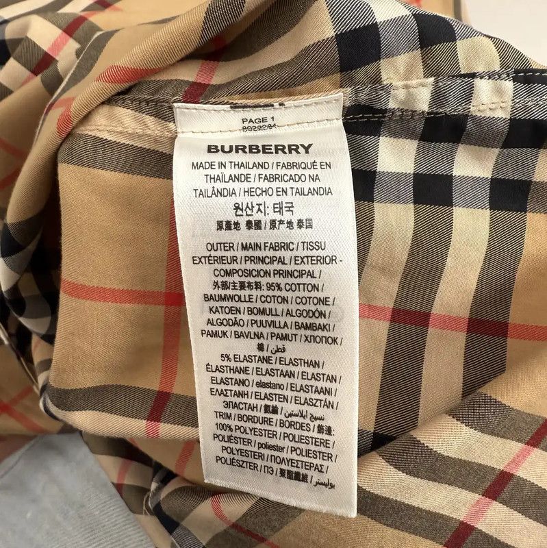 Burberry Burberry Women's Khaki Cotton Shirt Size M / US 6-8 / IT 42-44 - 6 Thumbnail