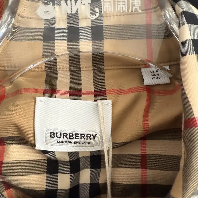 Burberry Burberry Women's Khaki Cotton Shirt Size M / US 6-8 / IT 42-44 - 5 Thumbnail