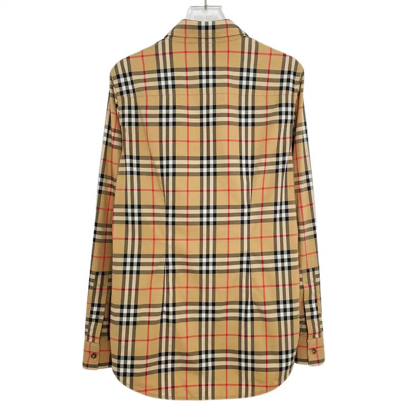 Burberry Burberry Women's Khaki Cotton Shirt Size M / US 6-8 / IT 42-44 - 2 Thumbnail