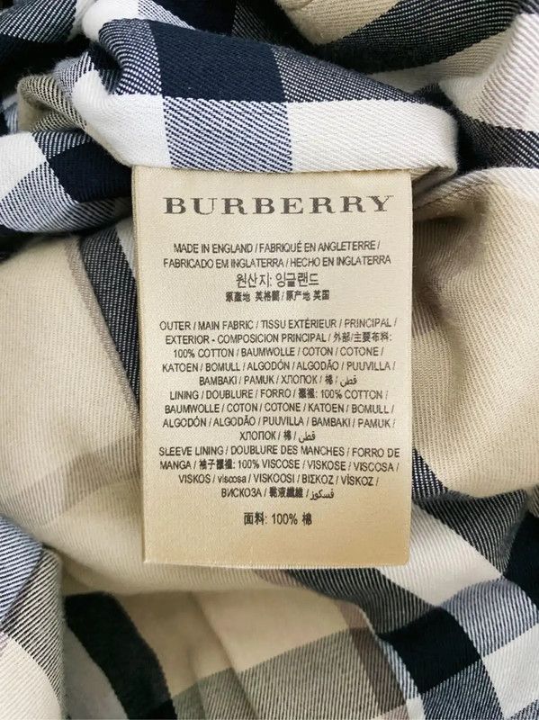 Burberry Burberry Beige Cotton Women's Trench Coat Size M / US 6-8 / IT 42-44 - 7 Thumbnail