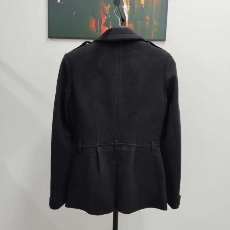 Burberry Burberry Women's Black Wool Winter Jacket Size L / US 10 / IT 46 - 2 Thumbnail