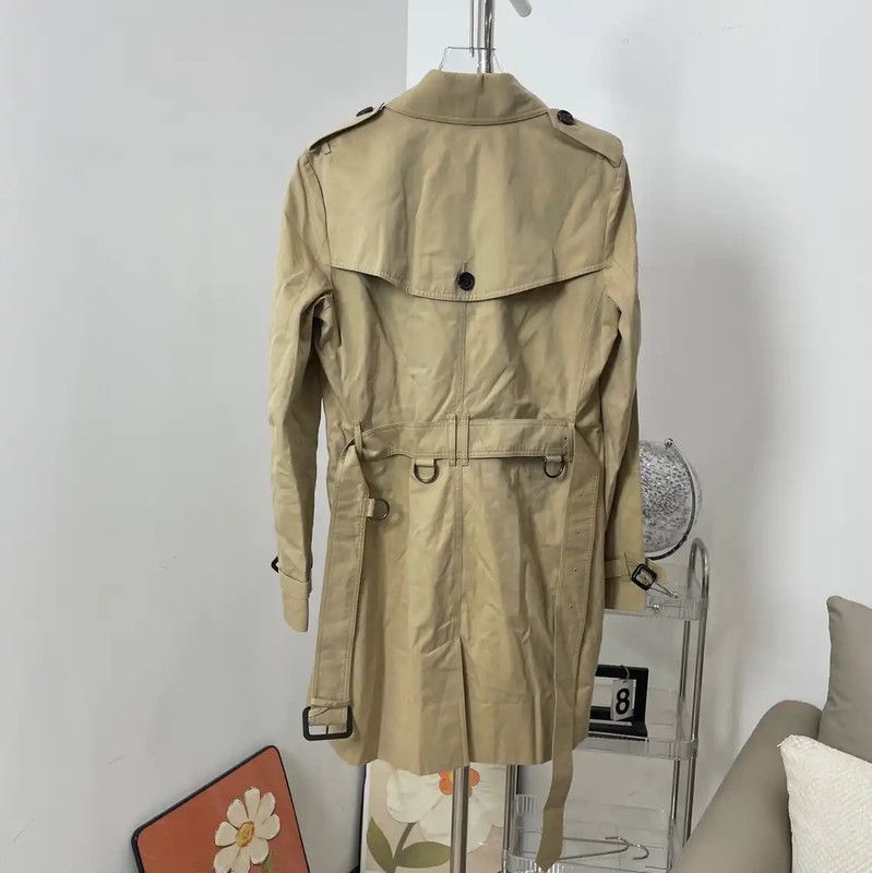 Burberry Burberry Women's Khaki Cotton Trench Coat Size M / US 6-8 / IT 42-44 - 2 Thumbnail