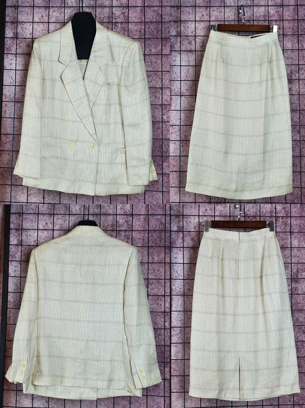 Burberry Burberry Spring Autumn Beige Silk Blended Cardigan Size M / US 6-8 / IT 42-44 - 2 Thumbnail