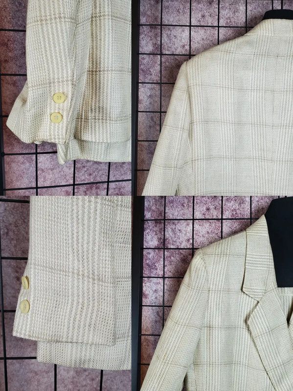 Burberry Burberry Spring Autumn Beige Silk Blended Cardigan Size M / US 6-8 / IT 42-44 - 7 Thumbnail