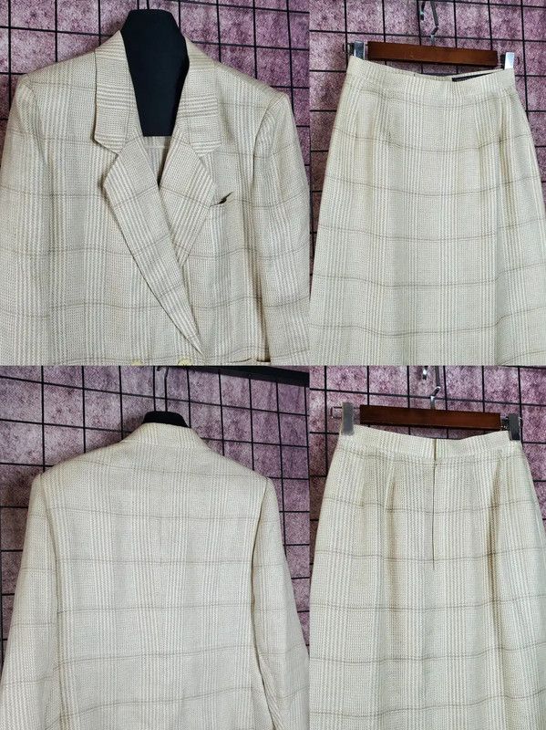 Burberry Burberry Spring Autumn Beige Silk Blended Cardigan Size M / US 6-8 / IT 42-44 - 3 Thumbnail