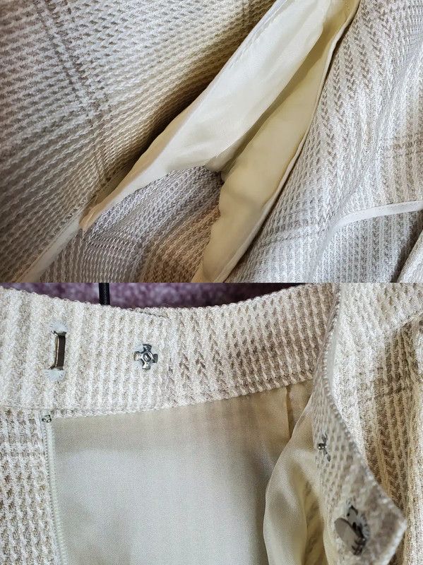 Burberry Burberry Spring Autumn Beige Silk Blended Cardigan Size M / US 6-8 / IT 42-44 - 9 Thumbnail