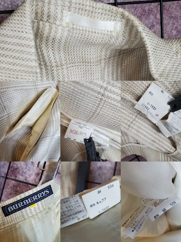 Burberry Burberry Spring Autumn Beige Silk Blended Cardigan Size M / US 6-8 / IT 42-44 - 10 Thumbnail