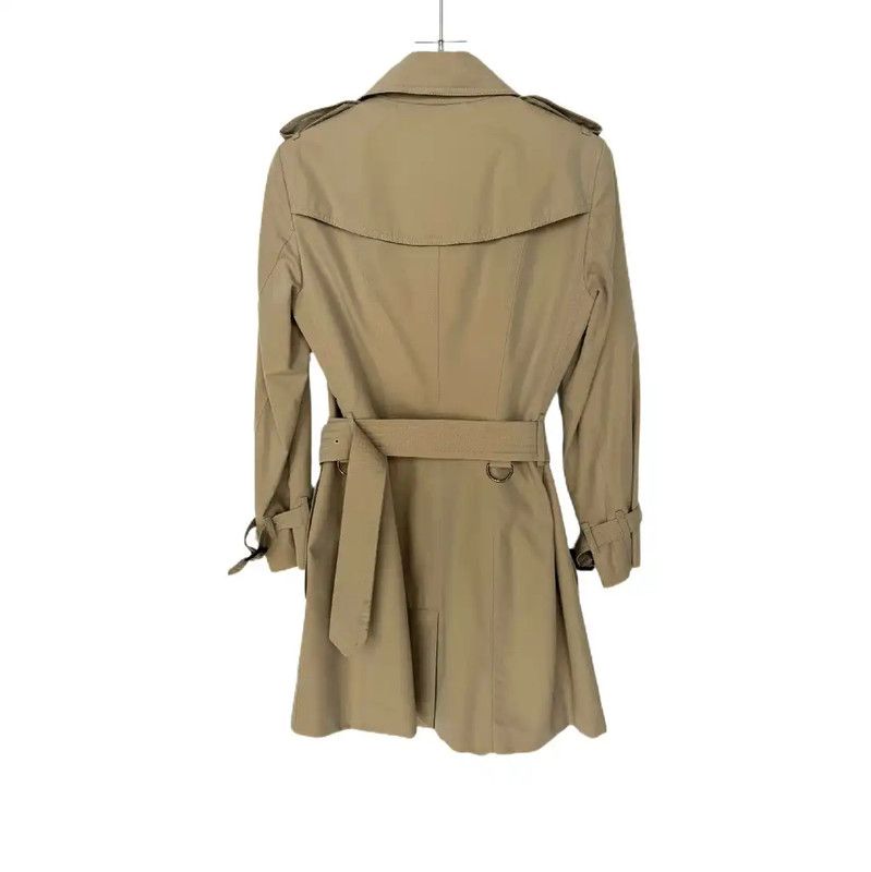 Burberry Burberry M Size Light Brown Women's Trench Coat Size M / US 6-8 / IT 42-44 - 2 Thumbnail