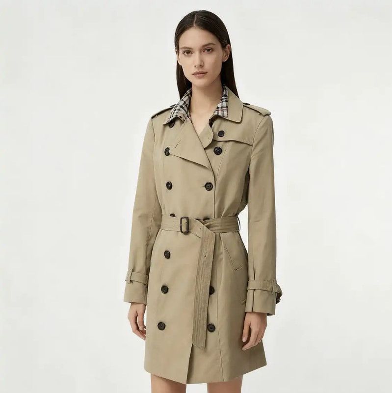 Burberry Burberry M Size Light Brown Women's Trench Coat Size M / US 6-8 / IT 42-44 - 7 Thumbnail