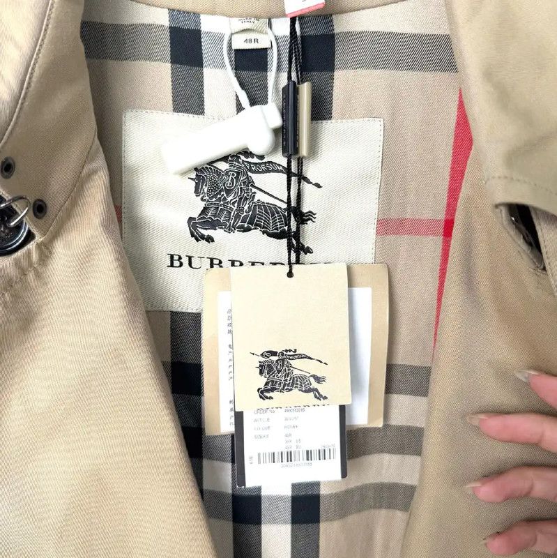 Burberry Burberry Women's Beige Cotton Trench Coat XXL Size XXL / US 16-18 / IT 52-54 - 3 Thumbnail