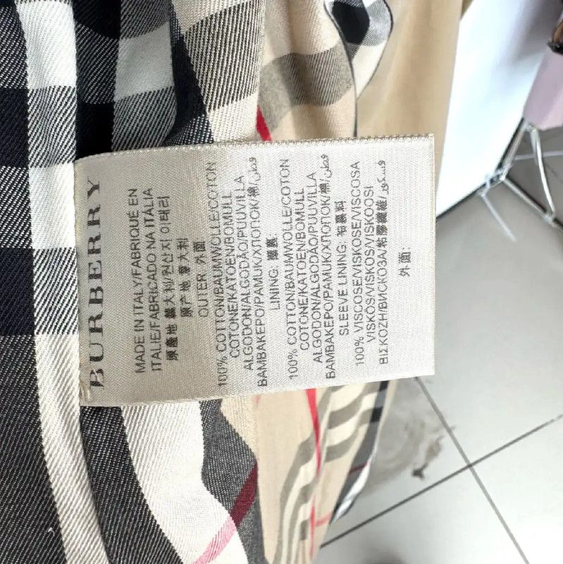 Burberry Burberry Women's Beige Cotton Trench Coat XXL Size XXL / US 16-18 / IT 52-54 - 5 Thumbnail