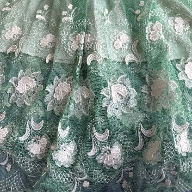 Burberry Burberry Summer Green Lace Maxi Dress Size XS / US 0-2 / IT 36-38 - 6 Thumbnail