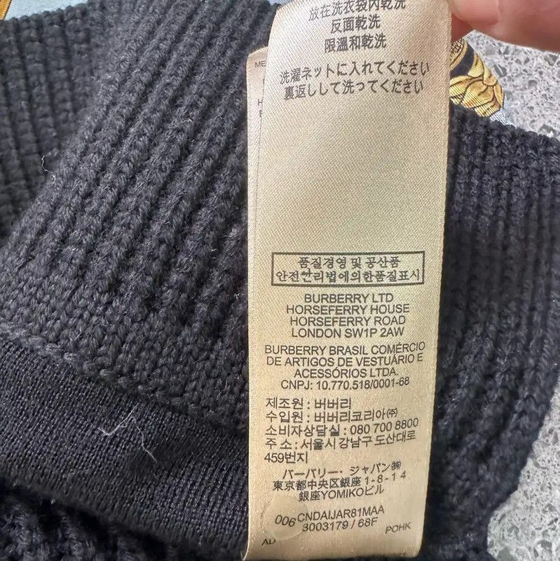 Burberry Burberry Wool Logo Women's Long Sleeve Sweater Size M / US 6-8 / IT 42-44 - 5 Thumbnail