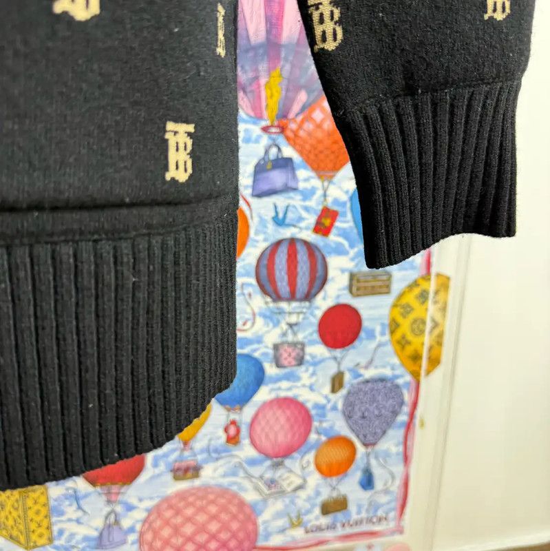 Burberry Burberry Women's Colorblock Wool Cardigan Size S / US 4 / IT 40 - 6 Thumbnail