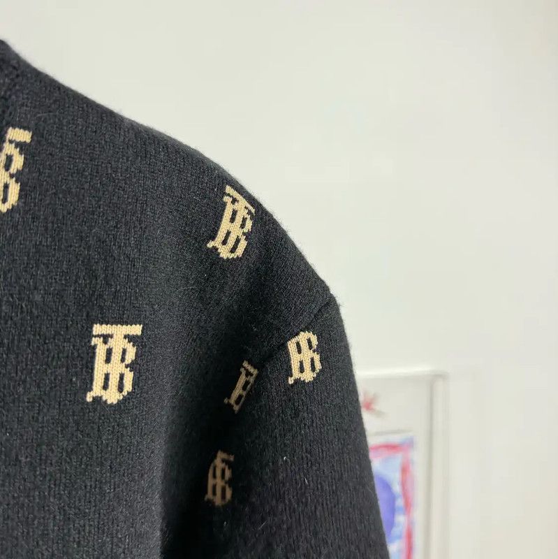 Burberry Burberry Women's Colorblock Wool Cardigan Size S / US 4 / IT 40 - 4 Thumbnail