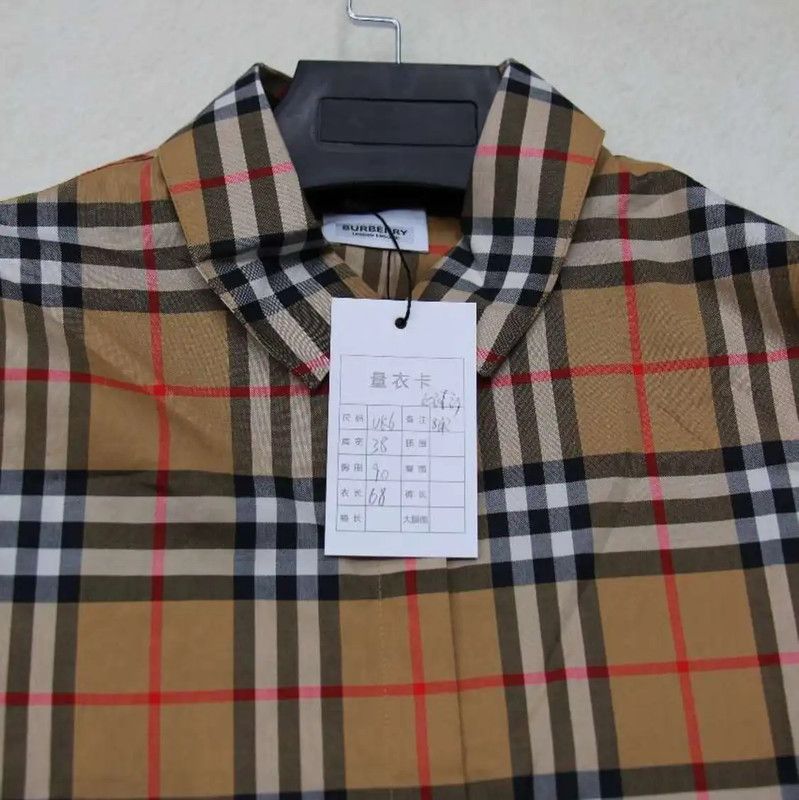 Burberry Burberry Khaki Check Long Sleeve Shirt Size S / US 4 / IT 40 - 3 Thumbnail