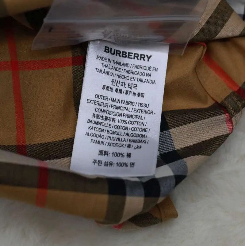 Burberry Burberry Khaki Check Long Sleeve Shirt Size S / US 4 / IT 40 - 4 Thumbnail
