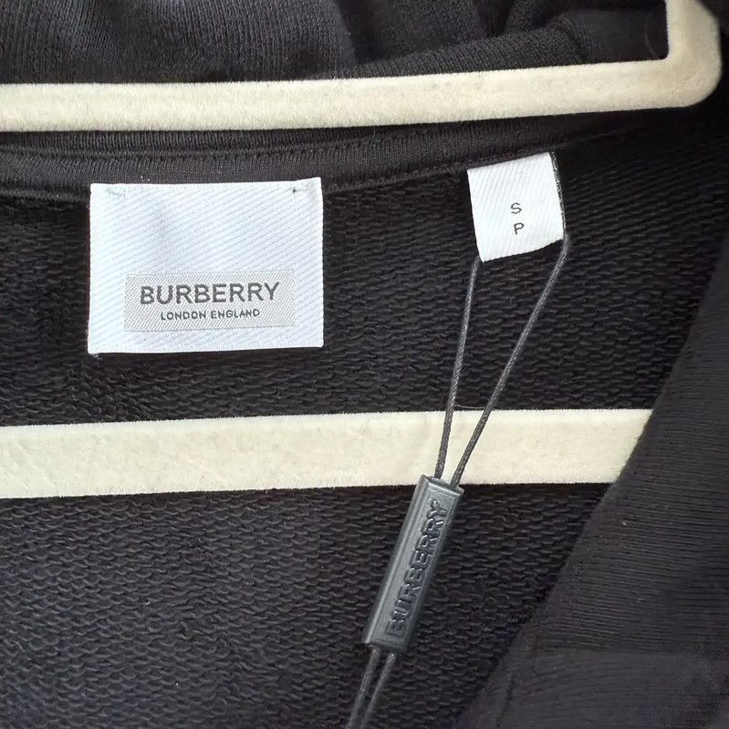 Burberry Burberry Black Long Sleeve Hoodie for Women Size S / US 4 / IT 40 - 3 Thumbnail
