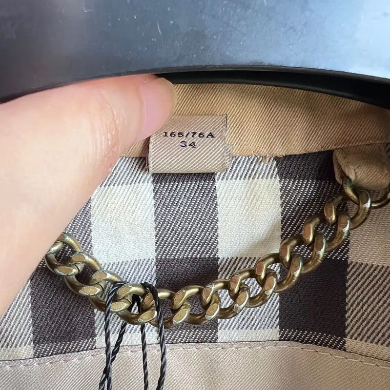 Burberry Burberry Khaki Cotton Women's Trench Coat Size M / US 6-8 / IT 42-44 - 6 Thumbnail