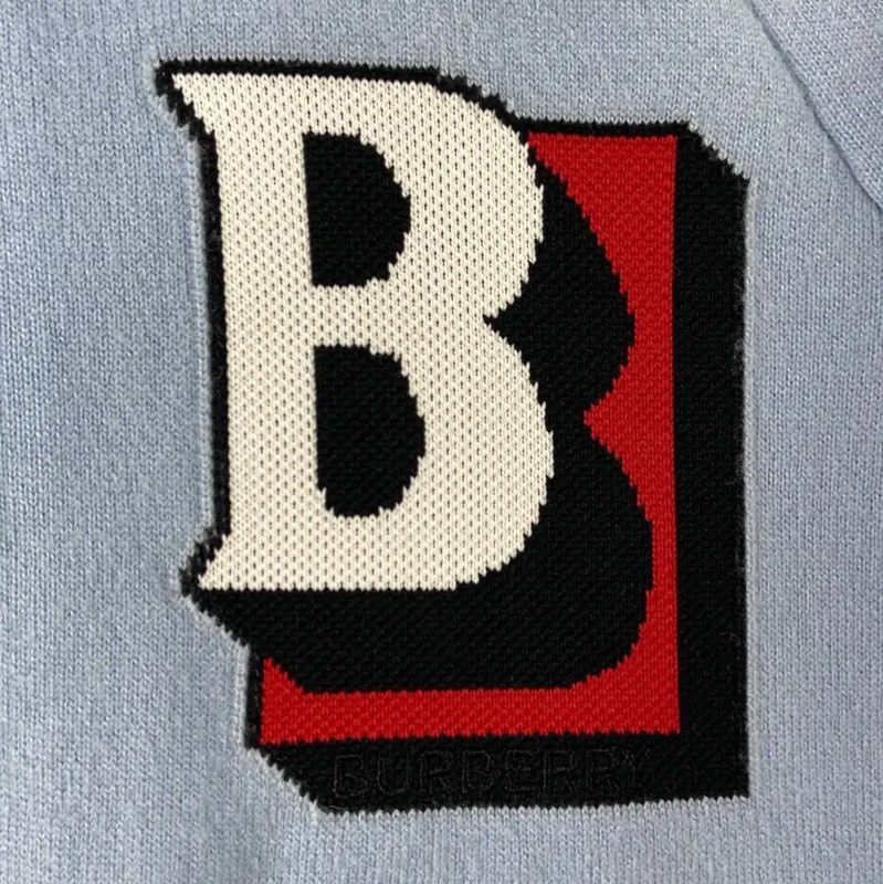 Burberry Burberry Light Blue Wool Knit Sweater Size XS / US 0-2 / IT 36-38 - 4 Thumbnail