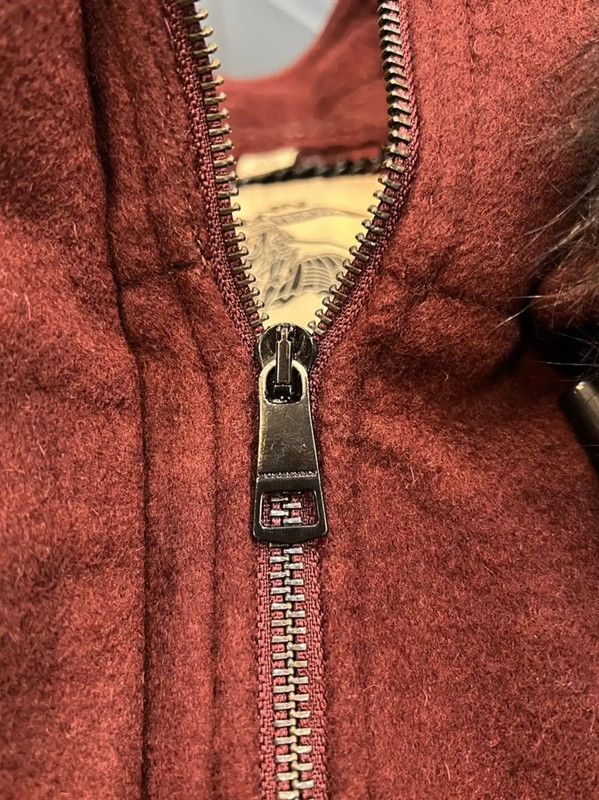 Burberry Burberry Red Wool Winter Coat with Hood Size S / US 4 / IT 40 - 9 Thumbnail