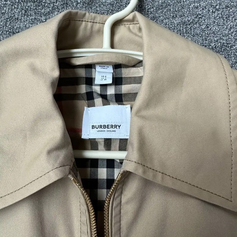 Burberry Burberry Spring Autumn Khaki Cotton Jacket Size S / US 4 / IT 40 - 3 Thumbnail