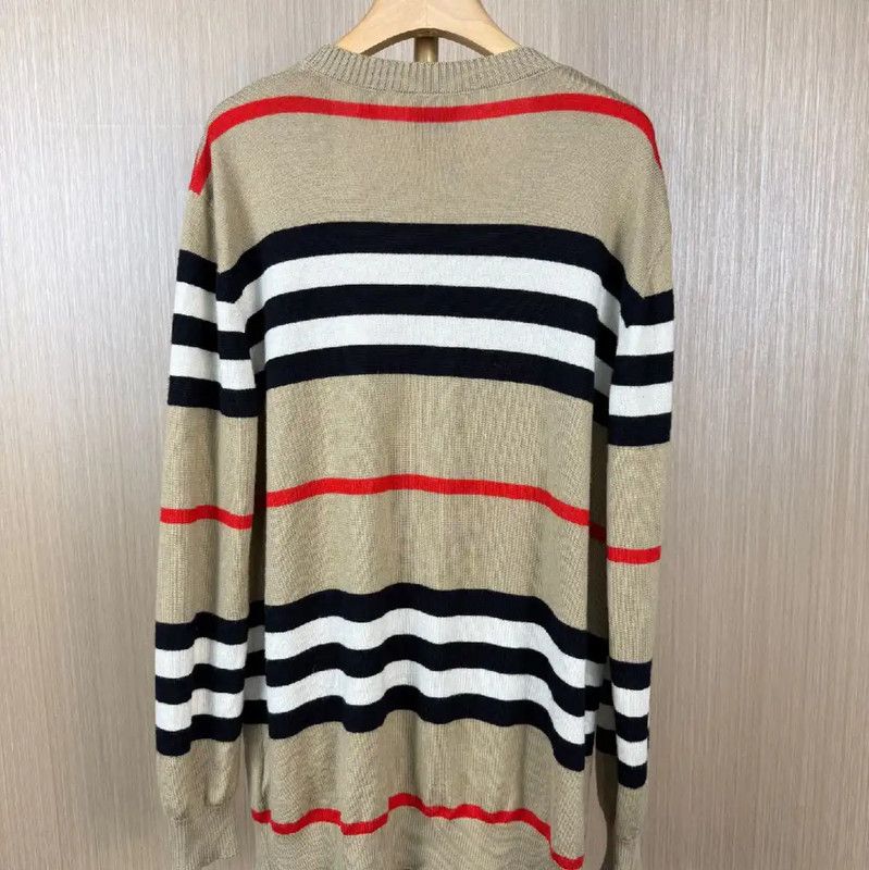Burberry Burberry Colorful Wool Women's Cardigan Size L / US 10 / IT 46 - 2 Thumbnail
