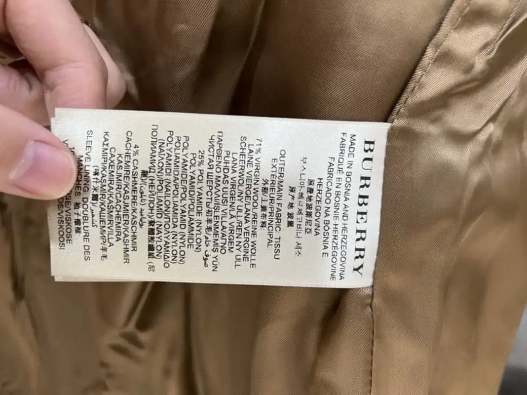 Burberry Burberry Women's Brown Wool Overcoat Size M / US 6-8 / IT 42-44 - 5 Thumbnail