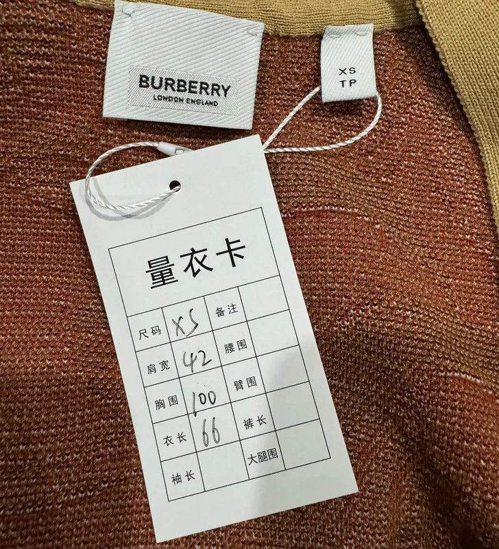Burberry Burberry Multicolor Wool Women's Cardigan Size XS / US 0-2 / IT 36-38 - 3 Thumbnail