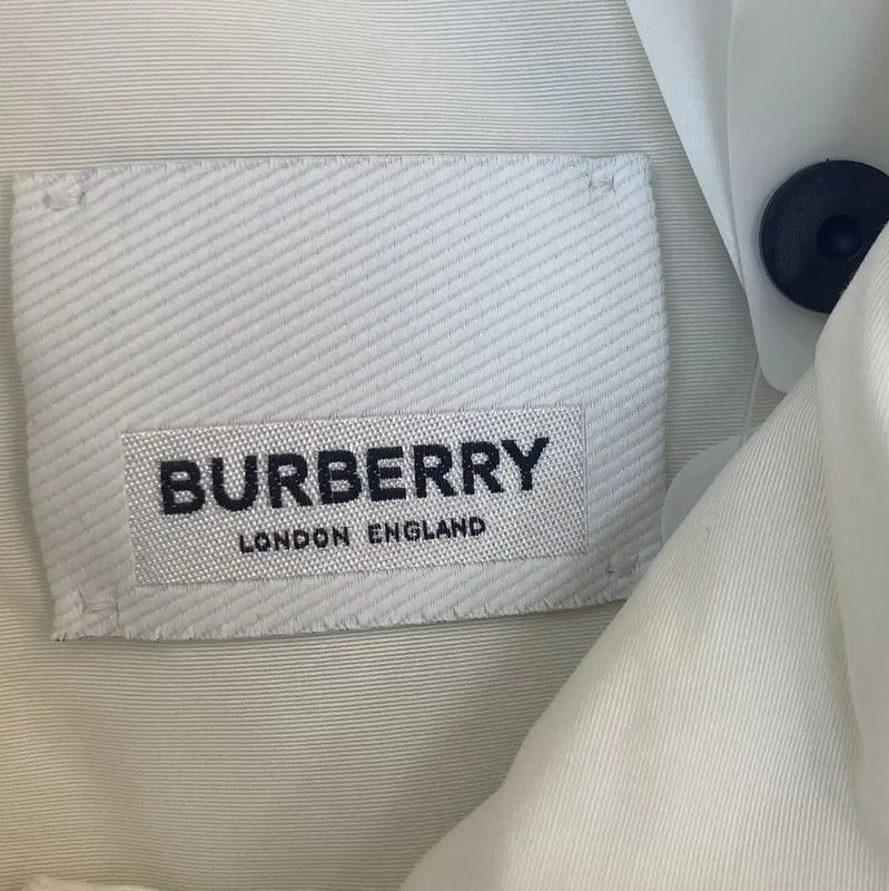 Burberry Burberry White Cotton Women's Jacket Size S / US 4 / IT 40 - 5 Thumbnail