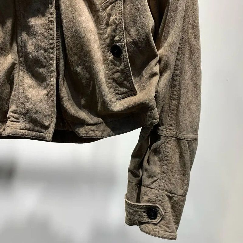 Burberry Burberry Khaki Women's Leather Trench Coat Size ONE SIZE - 4 Thumbnail