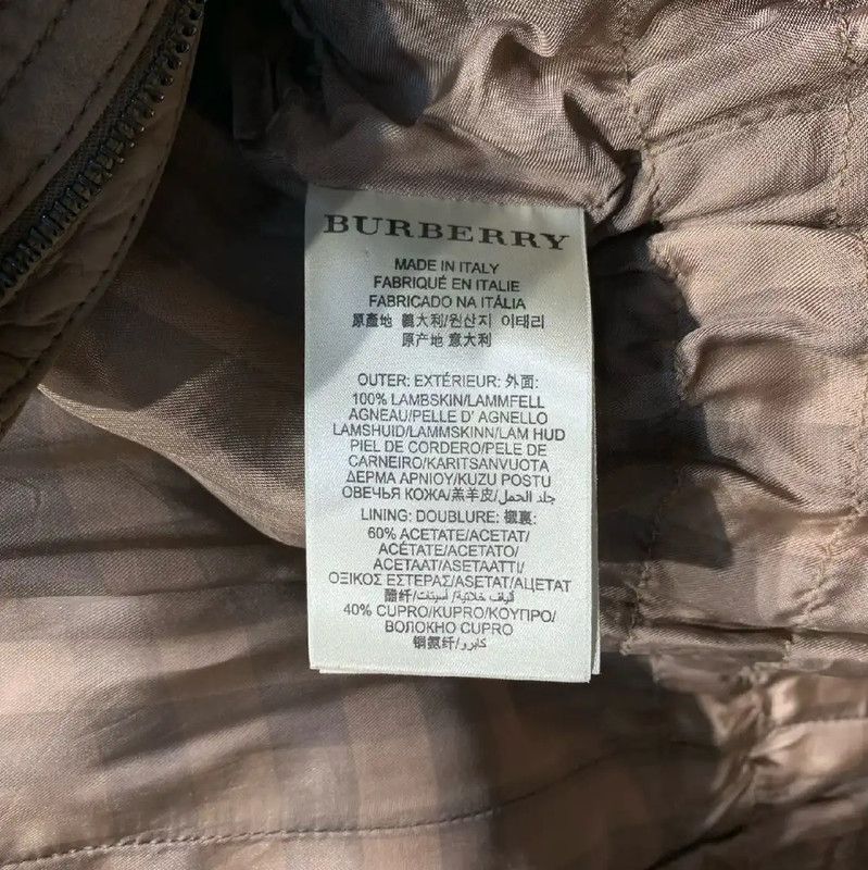 Burberry Burberry Khaki Women's Leather Trench Coat Size ONE SIZE - 8 Thumbnail