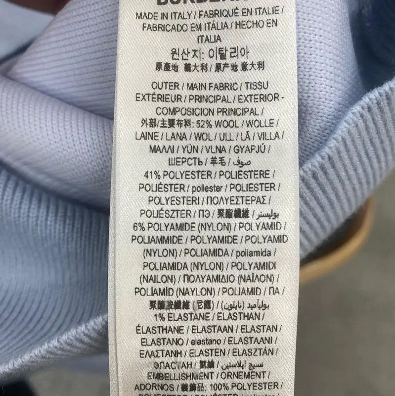 Burberry Burberry Blue Women's Jacket Size M Size M / US 6-8 / IT 42-44 - 4 Thumbnail